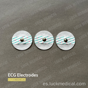 Prueba médica de electrodos de ECG de tórax